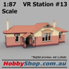 VR Station Building #13 Country Brick HO 1:87 Scale