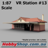 VR Station Building #13 Country Brick HO 1:87 Scale