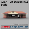 VR Station Building #13 Country Brick HO 1:87 Scale