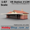 VR Station Building #13M Country Brick HO 1:87 Scale