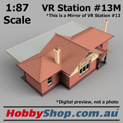 VR Station Building #13M Country Brick HO 1:87 Scale