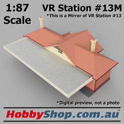 VR Station Building #13M Country Brick HO 1:87 Scale