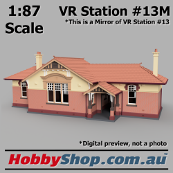 VR Station Building #13M Country Brick HO 1:87 Scale