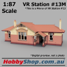 VR Station Building #13M Country Brick HO 1:87 Scale