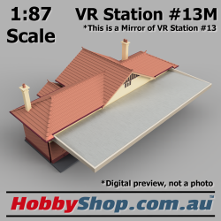 VR Station Building #13M Country Brick HO 1:87 Scale