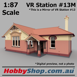 VR Station Building #13M Country Brick HO 1:87 Scale