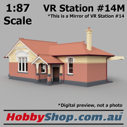 VR Station Building #14M Country Brick HO 1:87 Scale
