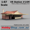 VR Station Building #14M Country Brick HO 1:87 Scale