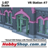 VR Station Building #7 Gothic Brick HO 1:87 Scale