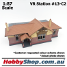 VR Station Building #13 Country Brick HO 1:87 Scale