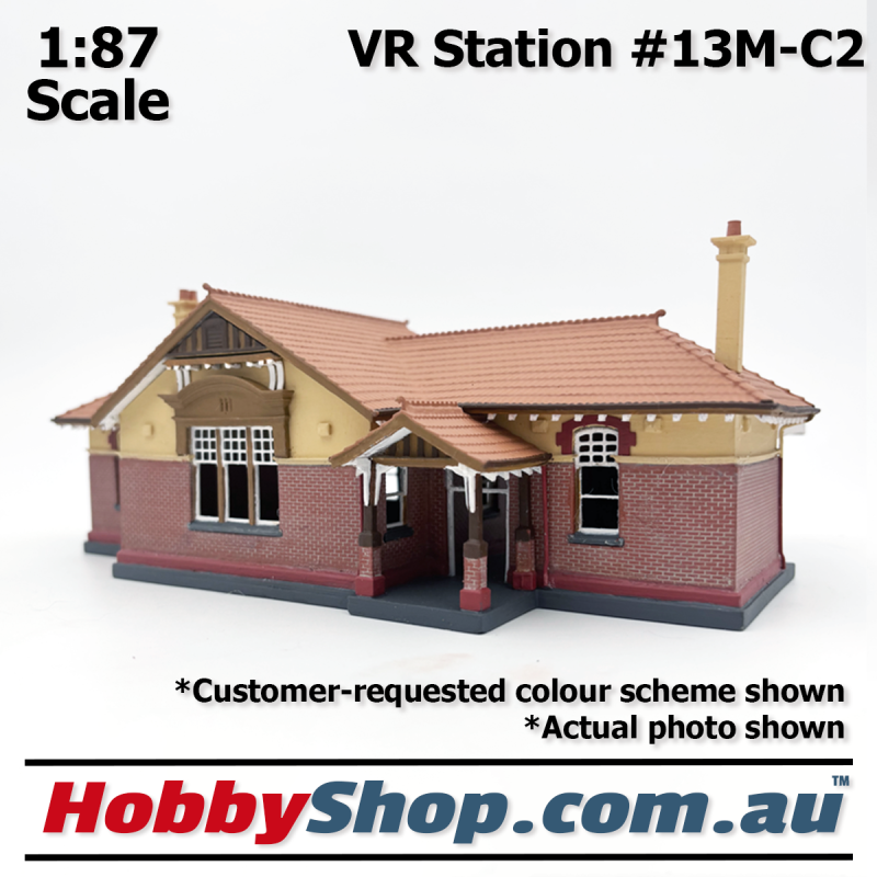 VR Station Building #13M Country Brick HO 1:87 Scale