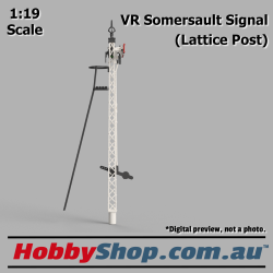 VR Somersault Signal (Lattice Post) 1:19 Scale