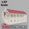 VR Signal Box 4 [C1 LH] Beige HO 1:87 Scale