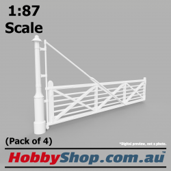 VR Railway Gates #3 20' (4 Pack) 1:87 Scale