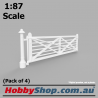 VR Railway Gates #2 14' (4 Pack) 1:87 Scale