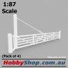 VR Railway Gates #1 26' with Post (4 Pack) 1:87 Scale