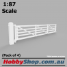 VR Railway Gates #1 18'6 (4 Pack) 1:87 Scale