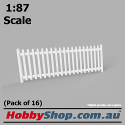 VR Picket Fence #2 size 1:87 Scale