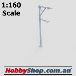 VR Stanchion Single Track 42mm 1:160 Scale