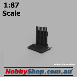 Signal Box Levers [8 Levers] 1:87 Scale