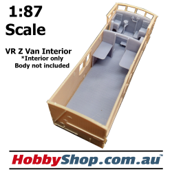 VR Z Van Interior [White] HO 1:87 Scale