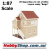 VR Signal Box #1 [C1 LH WC] Beige HO 1:87 Scale