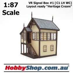 VR Signal Box #1 [C1 LH WC] Heritage HO 1:87 Scale