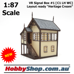 VR Signal Box #1 [C1 LH WC] Heritage 1:87 Scale