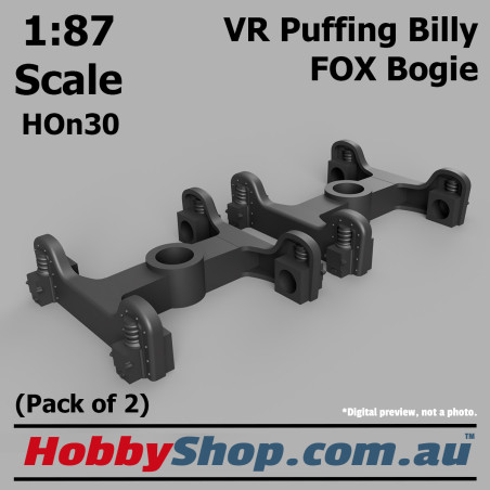 30 Pair VR Puffing Billy Fox Bogie 1:87 Scale HOn30