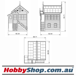 VR Signal Box #1 [C1 LH WC] Heritage HO 1:87 Scale