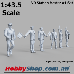 VR Station Master Figures #1 Set 1:43.5 Scale