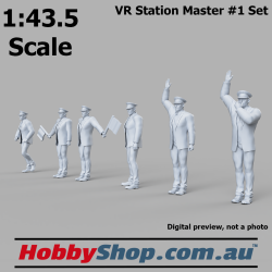 VR Station Master Figures #1 Set 1:43.5 Scale