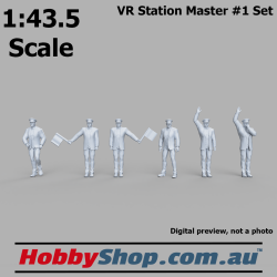 VR Station Master Figures #1 Set 1:43.5 Scale
