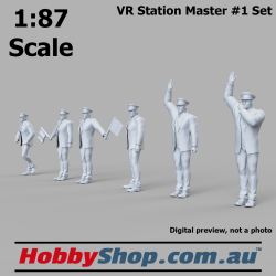 VR Station Master Figures #1 Set 1:87 Scale