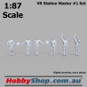VR Station Master Figures #1 Set 1:87 Scale