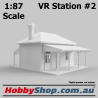 VR Station Building #2 Kit 1:87 Scale