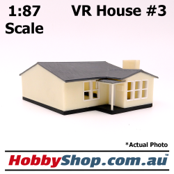 VR Employee House #3 Cream 2 Bedroom 1:87 Scale