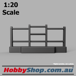 1:20 Scale 3D Model Bullbar for 4WD like Toyota FJ40 Landcruiser #1