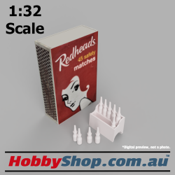 1:32 Scale 3D Model Oil Bottle Rack & 10 Bottles