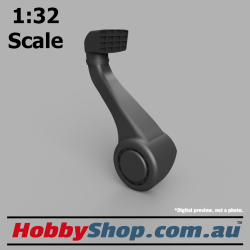 1:32 Scale Model Snorkel with Scoop for 4WD like Dodge RAM