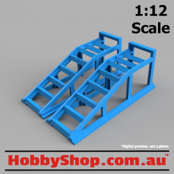 1:12 Scale Car Ramps (Pair)