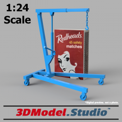 1:24 Scale Engine Hoist (2 Ton)