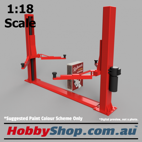 1:18 Scale Vehicle Hoist (4.5 Ton)