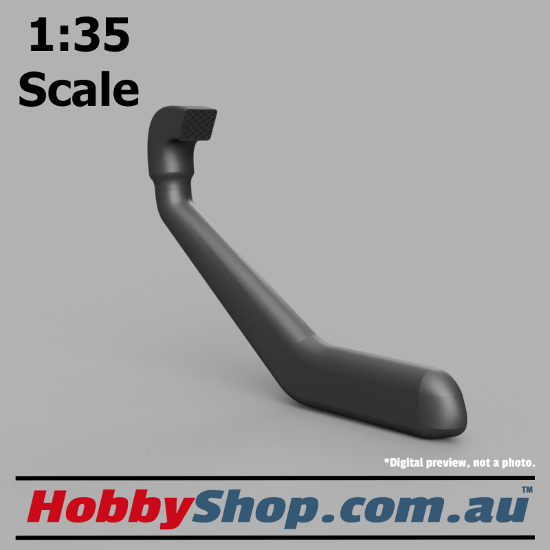 1:35 Scale Model Snorkel for 4WD like Pajero Safari