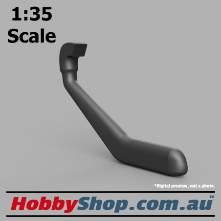 1:35 Scale Model Snorkel for 4WD like Pajero Safari