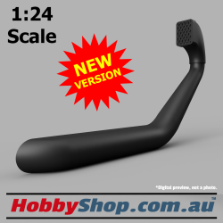 1:24 Scale Model Snorkel for 4WD like Toyota Hilux