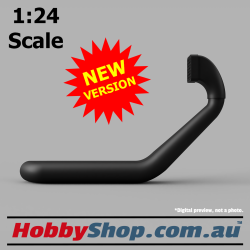 1:24 Scale Model Snorkel for 4WD like Toyota Hilux