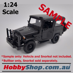 1:24 Scale 3D Model Bullbar with Lights for 4WD like Toyota FJ40 Landcruiser #1