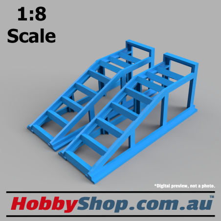 1:8 Scale Car Ramps (Pair)