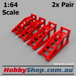 1:64 Scale Car Ramps (2x Pair)
